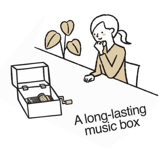 a Long-lasting music box